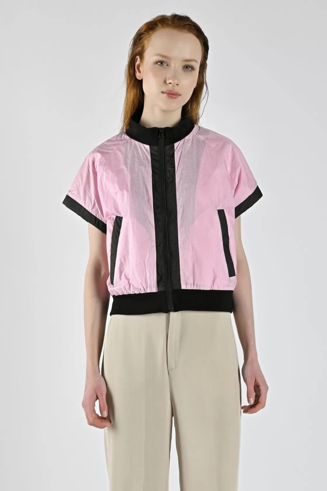 Canadian Classics Vanessa Short Sleeves Jacket Pink Cheap